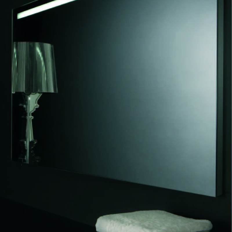 Espejo con luz horizontal alto de 100 cms