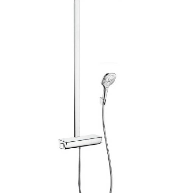 Raindance Select E 360 1jet Showerpipe termostato ducha visto Ecostat Select