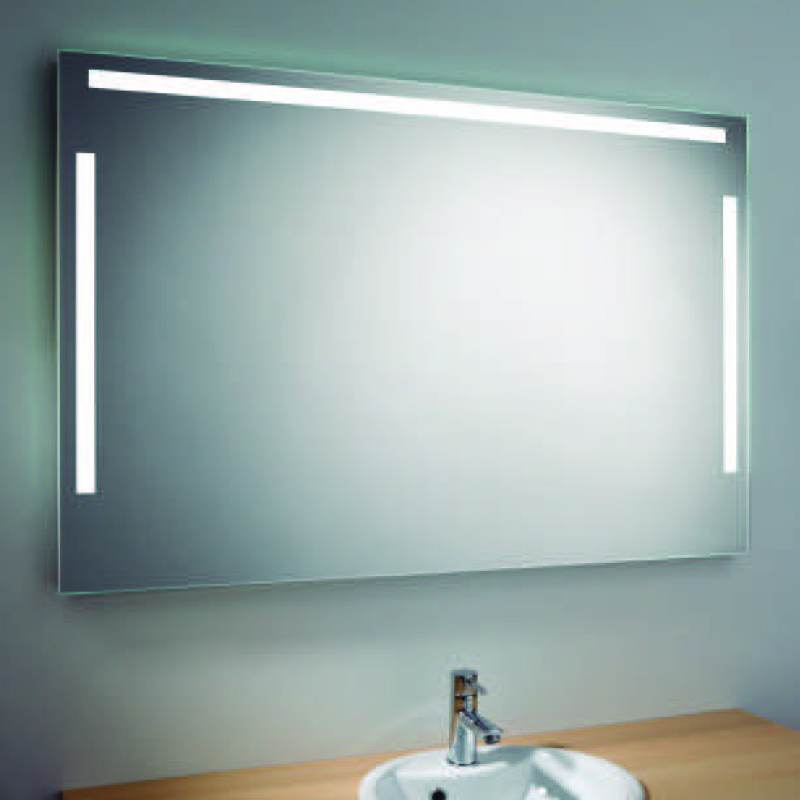 Espejo con luz vertical y horizontal alto 80 cms
