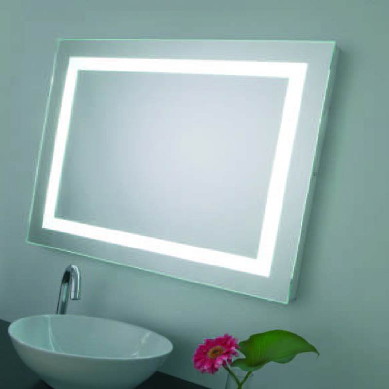 Espejo rectangular con iluminacion 60 cms alto por 100 cms ancho